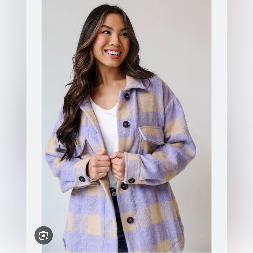 Oversized Purple Shacket